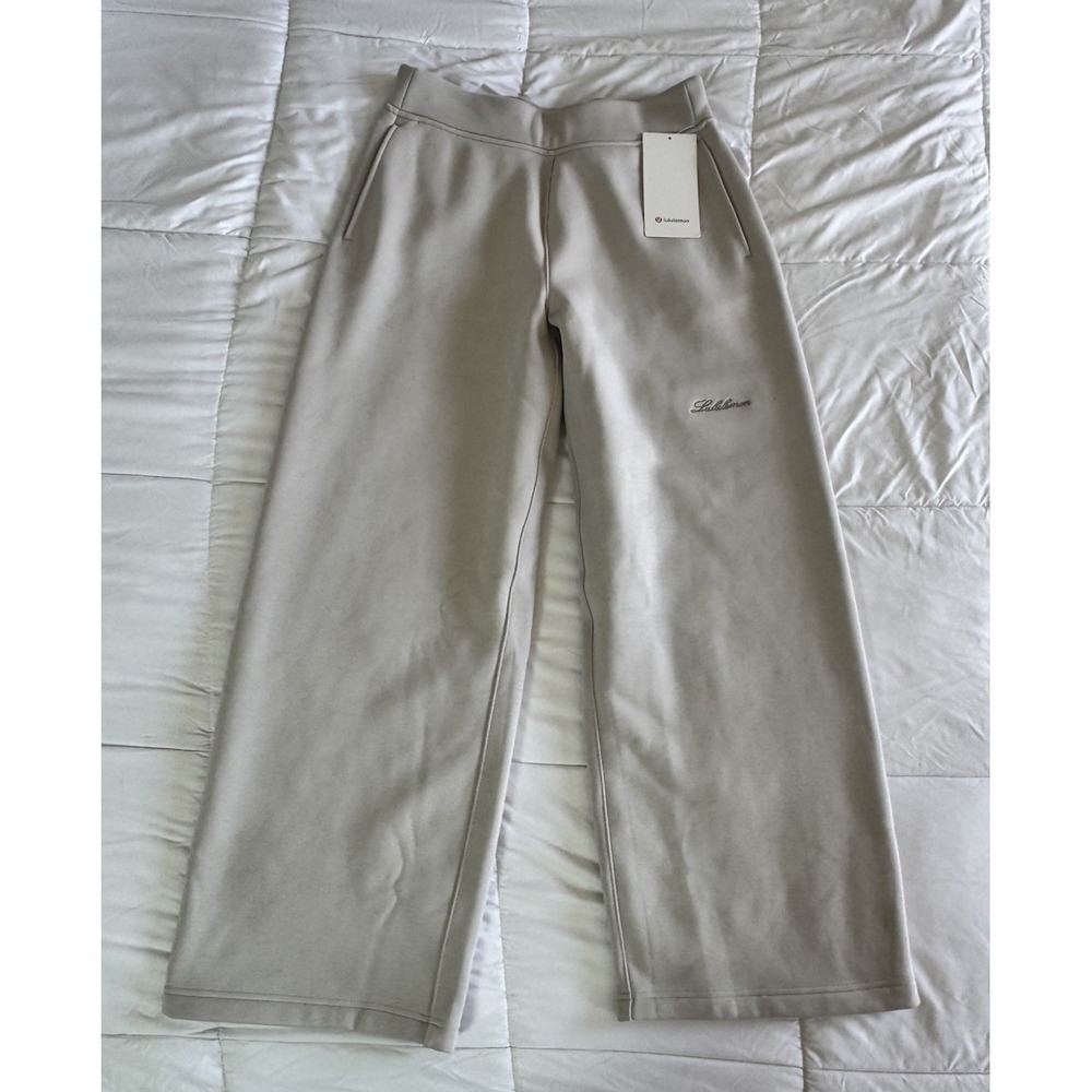 NWT Size Small Lululemon Big Cozy Oversized Wide Leg Pant Regular Dove Gray